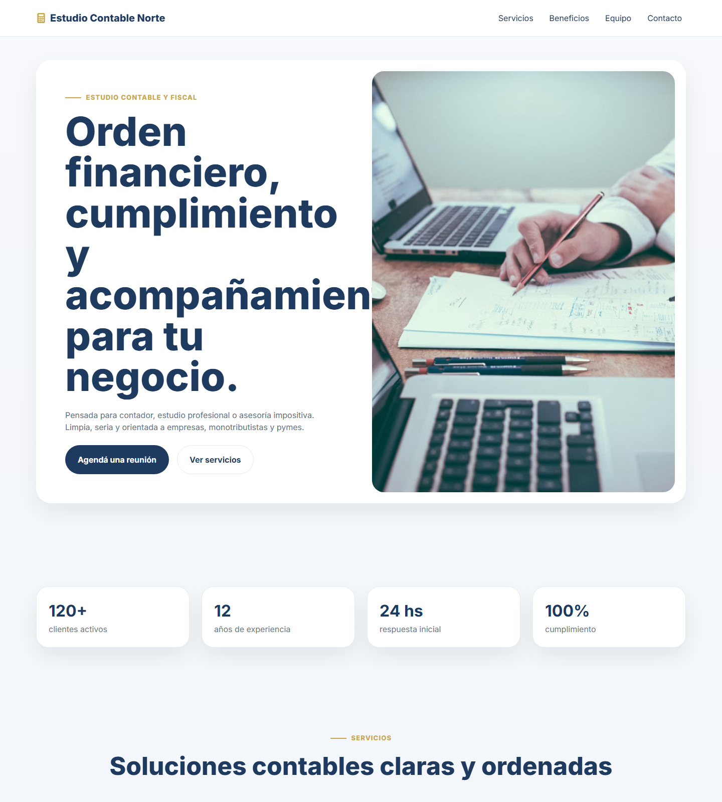 Preview plantilla estudio contable